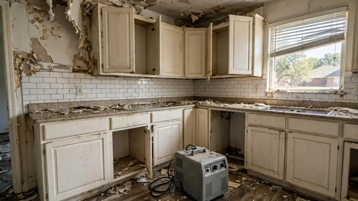 Hydroxyl generator machine running on a kitchen floor